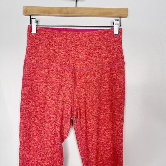 Beyond Yoga Medium M Pink Orange Spacedye Leggings Workout Raspberry Peach - Picture 3 of 10
